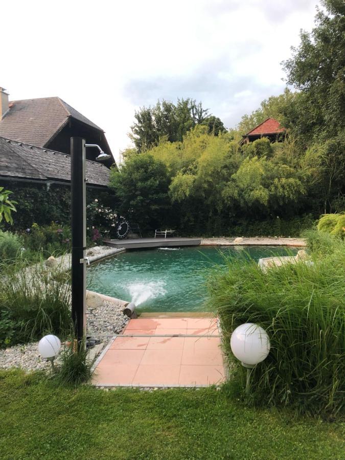 Haus Mit Sauna Und Privatem Badeteich In Anif Bei Salzburg Zewnętrze zdjęcie